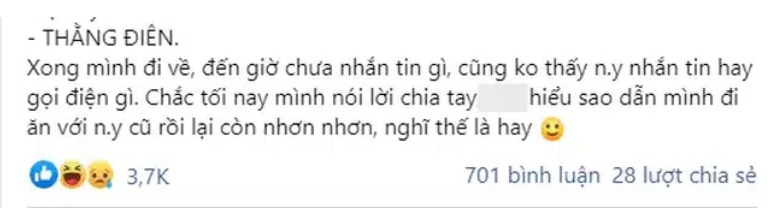 Được người yêu mời đi ăn, cô gái điếng người với cú chạm mặt không lường trước, bạn trai còn phát ngôn Biết đâu sau này em giống chị ấy-1