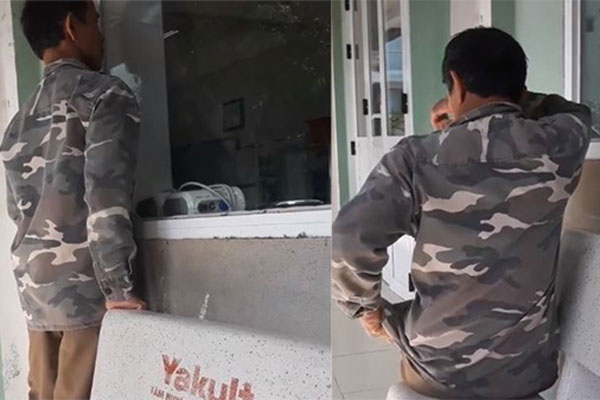 Tranh cãi hình ảnh ông bố chở đồ cồng kềnh vẫn địu con gái trước ngực tham gia giao thông-3