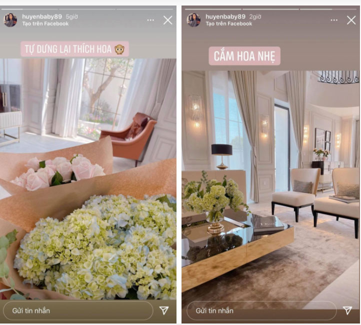 Dạo này Huyền Baby chăm check-in ở biệt thự trắng lộng lẫy, hay chính là lâu đài hơn 80 tỷ chồng tặng?-2