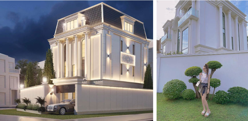 Dạo này Huyền Baby chăm check-in ở biệt thự trắng lộng lẫy, hay chính là lâu đài hơn 80 tỷ chồng tặng?-3