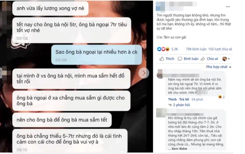 Chuyện chồng biếu Tết nhà ngoại chênh nhà nội 2 triệu xôn xao mạng xã hội: Phải chăng phụ nữ bấy lâu đã sai phương pháp?-1