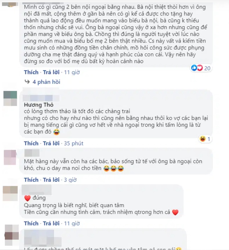 Chuyện chồng biếu Tết nhà ngoại chênh nhà nội 2 triệu xôn xao mạng xã hội: Phải chăng phụ nữ bấy lâu đã sai phương pháp?-3