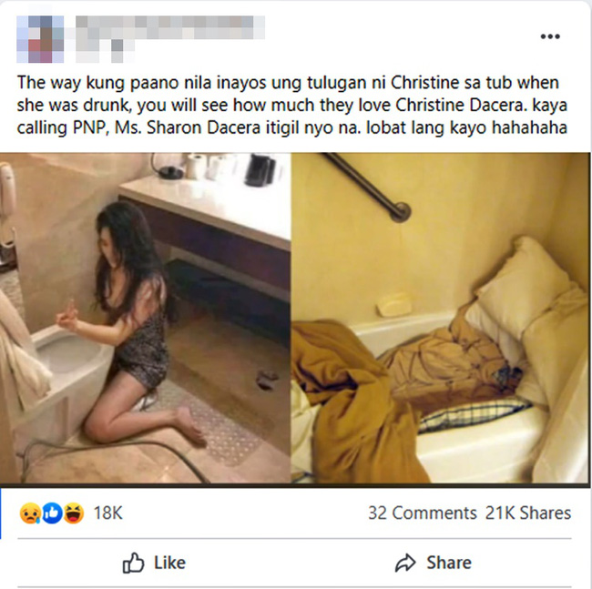 Tang lễ của Á hậu Philippines diễn ra trầm lắng tại quê nhà, rò rỉ hình ảnh bồn tắm được cho là nơi nạn nhân tử vong-8