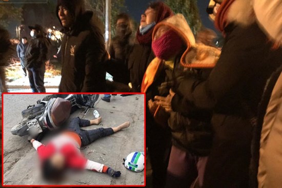 Vụ cô gái bị nam thanh niên sát hại dã man ở Hà Nội: Người thân khóc ngất giữa đêm đông lạnh giá tại hiện trường