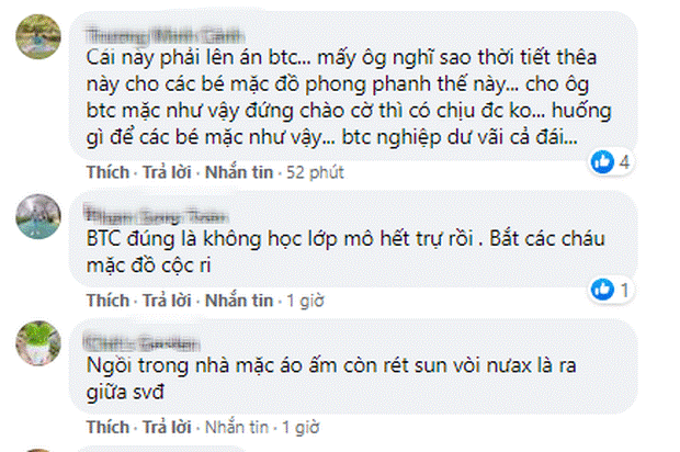 BTC trận Siêu Cúp Quốc gia bị chỉ trích vì để trẻ em mặc áo cộc tay ra sân giữa trời rét 10 độ C-4