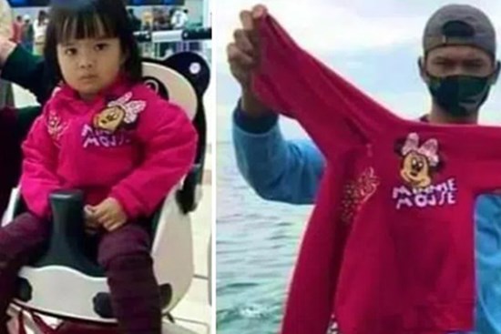 Vụ máy bay rơi ở Indonesia: Xúc động chiếc áo hồng của hành khách nhí được tìm thấy và câu chuyện con trai nhỏ ngăn bố lên máy bay tử thần được tiết lộ