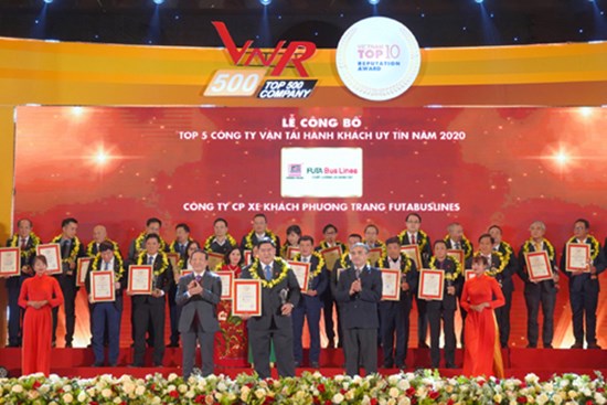 Phương Trang vào top 5 công ty uy tín ngành vận tải và logistic 2020