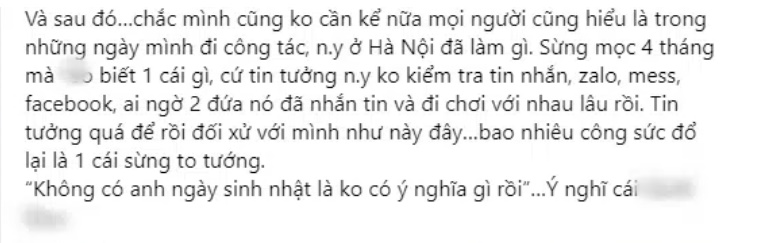 Công tác về sớm, trốn trong phòng người yêu chuẩn bị cho sinh nhật, đến khi cửa mở, chàng trai điếng người với nhân vật khác xuất hiện, hành động tiếp theo mới kinh hoàng-1