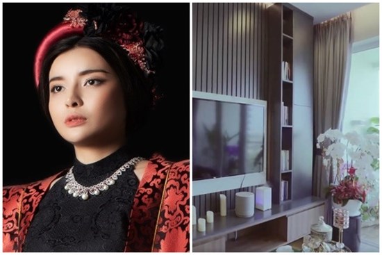 Căn hộ trang nhã với tông màu nâu-trắng của