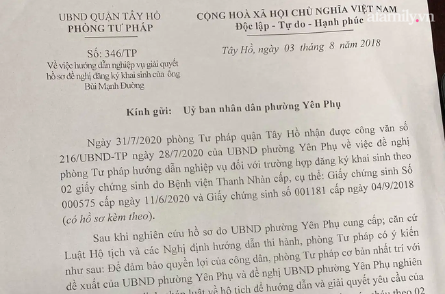 Vụ 2 đứa bé bị bỏ rơi trên đê sông Hồng kèm lời nhắn bố mẹ đều chết rồi: Màn kịch để hợp thức hóa việc nhận con nuôi?-2