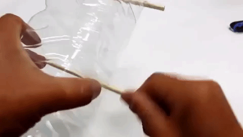 Cách bẫy chuột bách phát bách trúng: Chỉ cần 1 đôi đũa và 1 chiếc chai nhựa-4