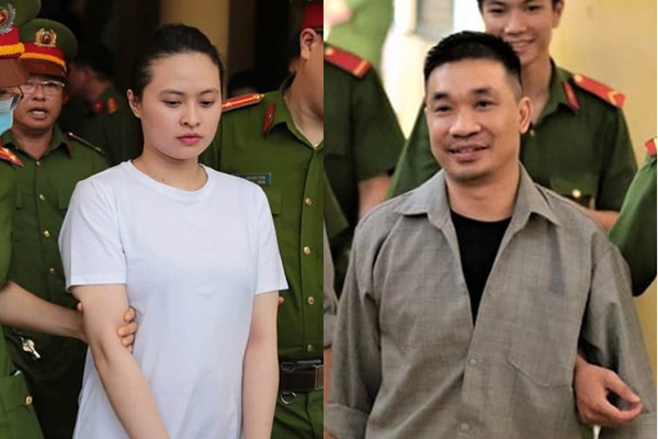 Ông trùm ma túy Văn Kính Dương bình tĩnh đến tòa, liên tục quay lại phía sau nói chuyện với người tình Ngọc Miu-21