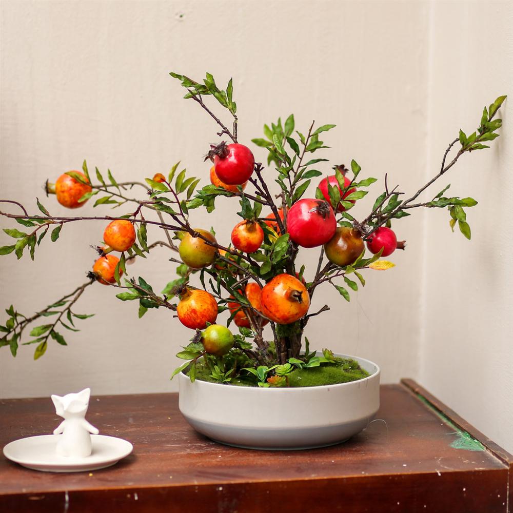 Chậu cây lựu giả mang ý nghĩa phong thủy dù giá 1-4 triệu/cây vẫn hút bà nội trợ-4