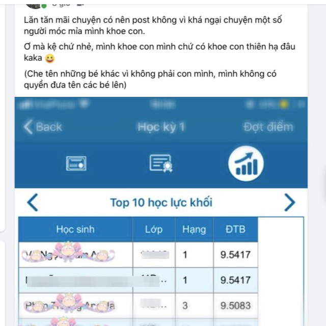Mùa khoe bảng điểm lung linh của con lại về khiến dân mạng bội thực, 1 ông bố ở TP.HCM mệt mỏi đến mức phải ra thông báo cực rắn như này-2