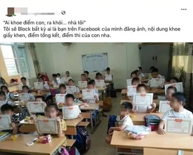 Mùa khoe bảng điểm lung linh của con lại về khiến dân mạng bội thực, 1 ông bố ở TP.HCM mệt mỏi đến mức phải ra thông báo cực rắn như này-4