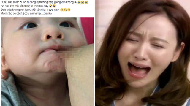 Mẹ bỉm sữa đau điếng người vì bị con cắn khi đang bú? Hãy dùng 2 thủ thuật này để giải quyết dễ dàng và không bao giờ phải trải qua cơn đau tương tự-1