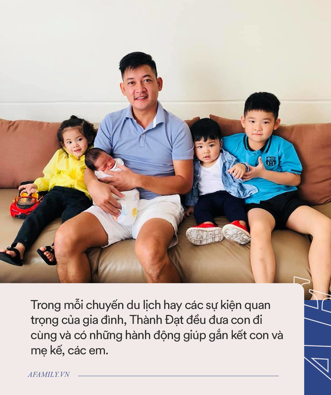 Có đến 3 con riêng với Hải Băng nhưng cách Thành Đạt đối xử với con trai của vợ cũ khiến nhiều người phải thốt lời khen-4