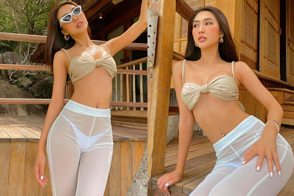 Áo croptop - ‘vũ khí’ giúp Tường Linh khoe dáng cực nuột-10