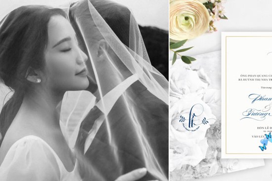 Tổng giám đốc Phan Thành tự tay khoe thiệp mời và hé lộ ảnh cưới đẹp xỉu, dân tình nôn nóng đếm ngược tới giờ G