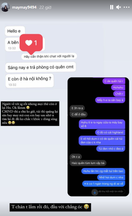 Người yêu Hoàng Đức than thở vì não cá vàng: Để chứng minh thư ở lại khách sạn, còn thẻ phòng thì mang về... Sài Gòn-1