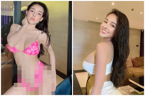 Ngân 98 tiếp tục gây nhức mắt khi diện bikini bé tí dịp đầu năm-3