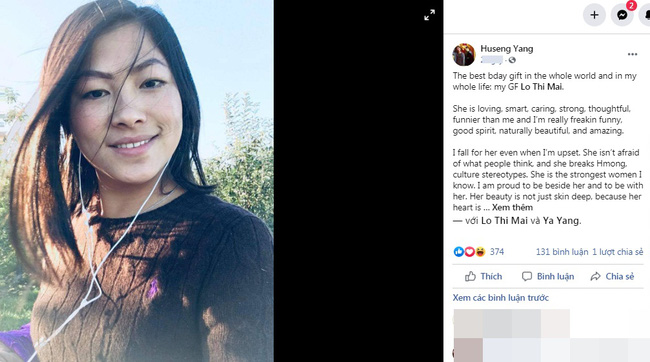 Bất ngờ với cách nghĩ của bạn trai mới về cô gái HMông nói tiếng Anh như gió, dân mạng nghe xong đoán chắc Lò Thị Mai đã tìm đúng người-2