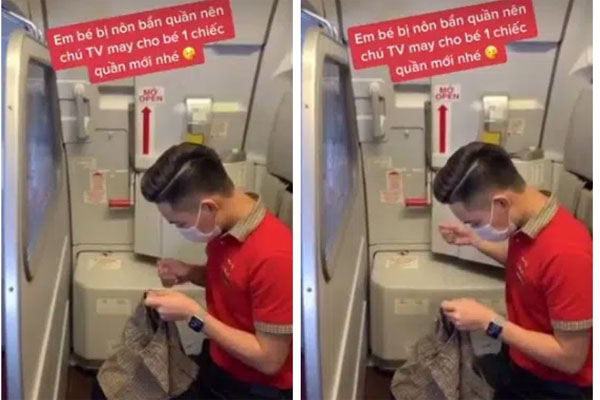 Nam tiếp viên hàng không cõng bà cụ xuống thang máy bay nhận được lời khen nhưng chỉ khiêm tốn bình luận một câu, dân mạng nhanh chóng bão like loạt hình ảnh khoe body cực xịn của anh chàng-5