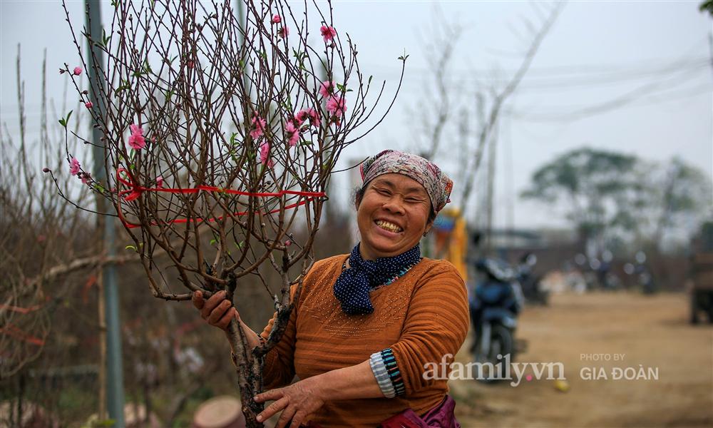 Đào được mùa cắt tới đâu bán hết tới đó, người dân Nhật Tân phấn khởi vì Tết năm nay bánh chưng có thịt!-5