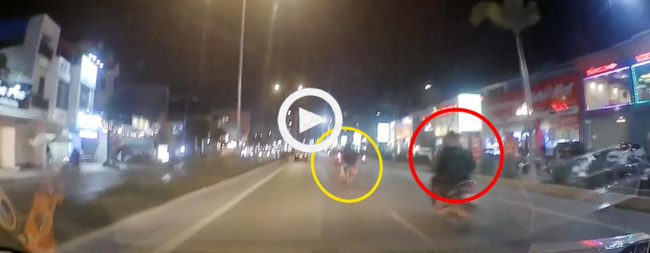 Rùng mình clip nhóm quái xế Hải Phòng chạy xe máy tốc độ bàn thờ rượt nhau giữa đường phố đông đúc-1