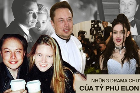 Đường tình duyên đặc sắc như phim của tỷ phú lập dị Elon Musk: Đầy đủ tình tiết thanh xuân vườn trường, drama showbiz kể mãi không hết