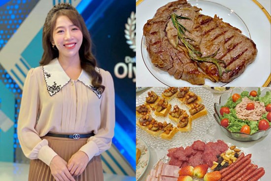 MC Diệp Chi vào bếp bày tiệc đãi bố, dân tình xuýt xoa khen vừa xinh, vừa giỏi lại còn nấu ăn siêu đỉnh