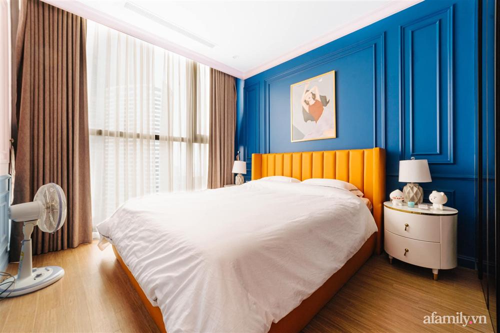 Căn hộ 45m² đẹp không góc chết với điểm nhấn là hai gam màu xanh hồng cực chất có chi phí hoàn thiện 200 triệu đồng ở Hà Nội-20