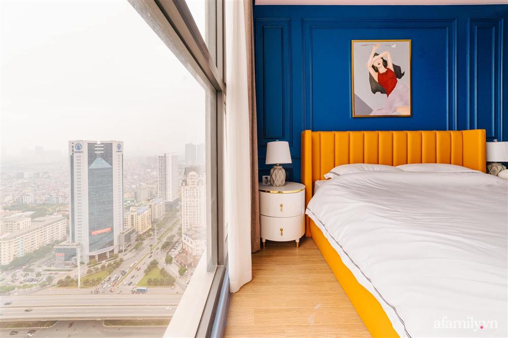 Căn hộ 45m² đẹp không góc chết với điểm nhấn là hai gam màu xanh hồng cực chất có chi phí hoàn thiện 200 triệu đồng ở Hà Nội-21