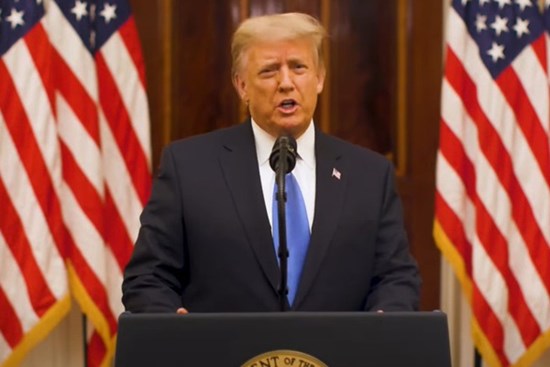 Ông Trump chia tay dân Mỹ, chúc người kế nhiệm may mắn
