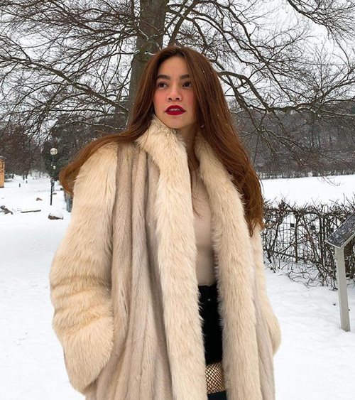 Học Lệ Quyên, Hồ Ngọc Hà cách diện áo lông chanh sả như minh tinh-8