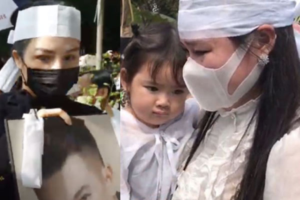 Linh Lan vừa bật khóc nức nở vừa níu tay nói xin lỗi, mẹ Vân Quang Long và vợ cũ phản ứng ra sao?-5