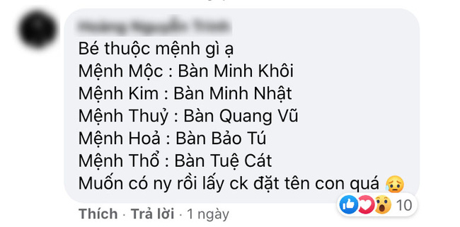 Ông bố họ Bàn lên mạng nhờ tư vấn đặt tên cho con, kết quả nhận về toàn cái tên hiếm có khó tìm, nghe xong cười muốn rụng rốn-4