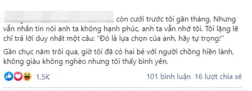 Đưa về nhà ra mắt, người yêu bị chê tướng xấu, chàng trai đá một cách tàn nhẫn, vài năm sau, dòng tin nhắn hối hận gửi đến khiến ai cũng thấy hả hê-1