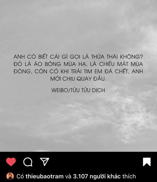 Chi tiết nghi vấn Thiều Bảo Trâm và Sơn Tùng rạn nứt từ tháng 12/2020 chứ không phải mới đây-2