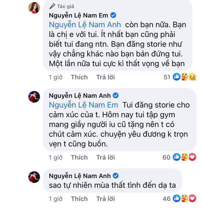 Nam Em thất tình khi mới công khai hẹn hò Lãnh Thanh chưa đầy 1 tháng, còn ẩn ý có trà xanh chen vào-4