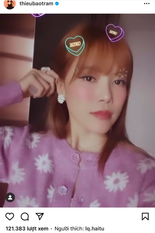 Động thái đầu tiên của Hải Tú sau scandal trà xanh: Đêm khuya thanh vắng like hàng loạt ảnh của Thiều Bảo Trâm-4