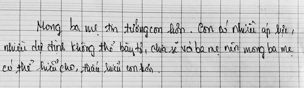 Những bức thư nghẹn ngào trước ngày họp phụ huynh: Cha mẹ đâu phải lúc nào cũng đúng, làm ơn đừng áp đặt nữa!-8