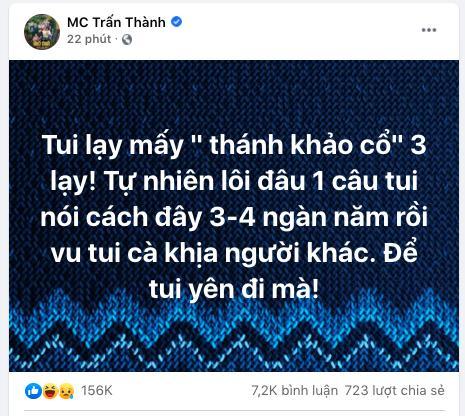 Bị kéo vào scandal của Sơn Tùng M-TP và Thiều Bảo Trâm, Trấn Thành bức xúc lên tiếng-2