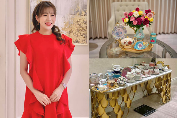 Không gian sống sang chảnh, ngập tràn hoa tươi của NTK Lý Quí Khánh-11