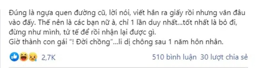 Màn ly hôn nhanh chóng của cô vợ quyết liệt và nguyên tắc 3 lần trong hôn nhân khiến bất cứ phụ nữ nào cũng phải xem xét kỹ càng-1