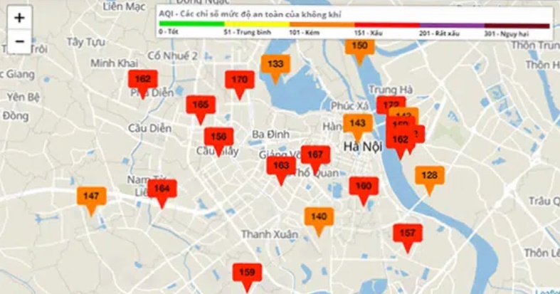 Hà Nội ô nhiễm không khí kéo dài, bố mẹ lưu ý các khung giờ sau nên hạn chế cho trẻ ra đường hoặc vui chơi ngoài trời-1