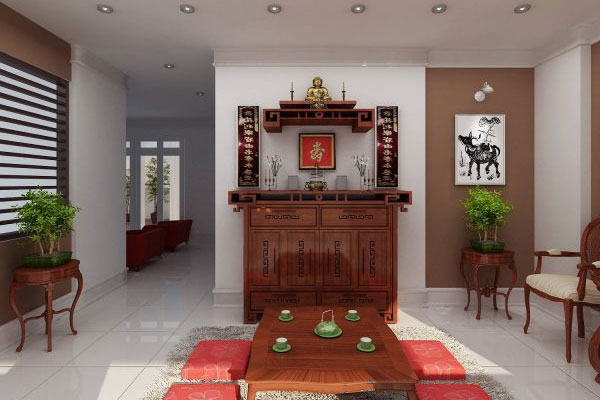 Đặt bàn thờ trong phòng khách nhất định phải tránh 4 lỗi cơ bản sau đây-1