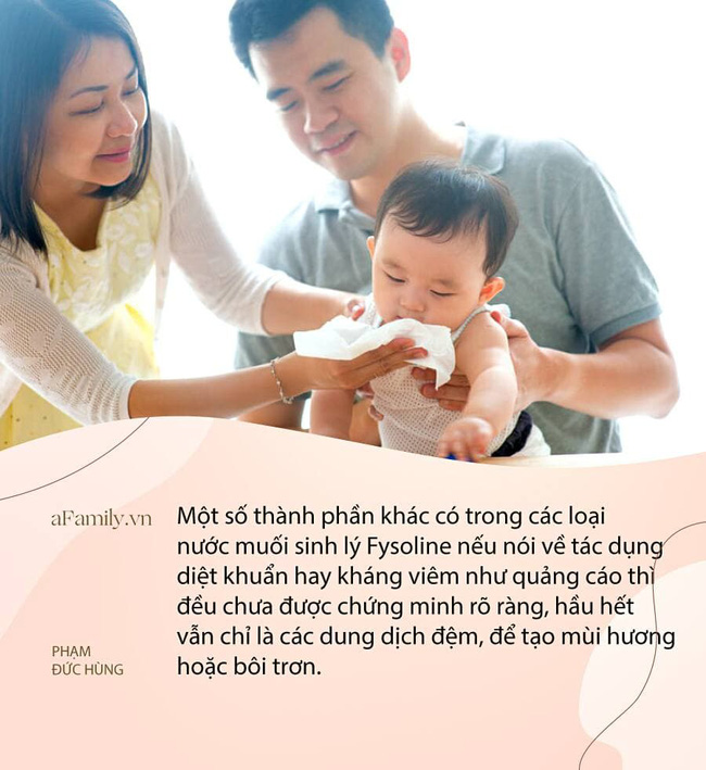 Sự thật về tác dụng kháng viêm, trị nghẹt mũi của loại nước muối sinh lý đang được các mẹ Việt đua nhau mua cho con dùng-2