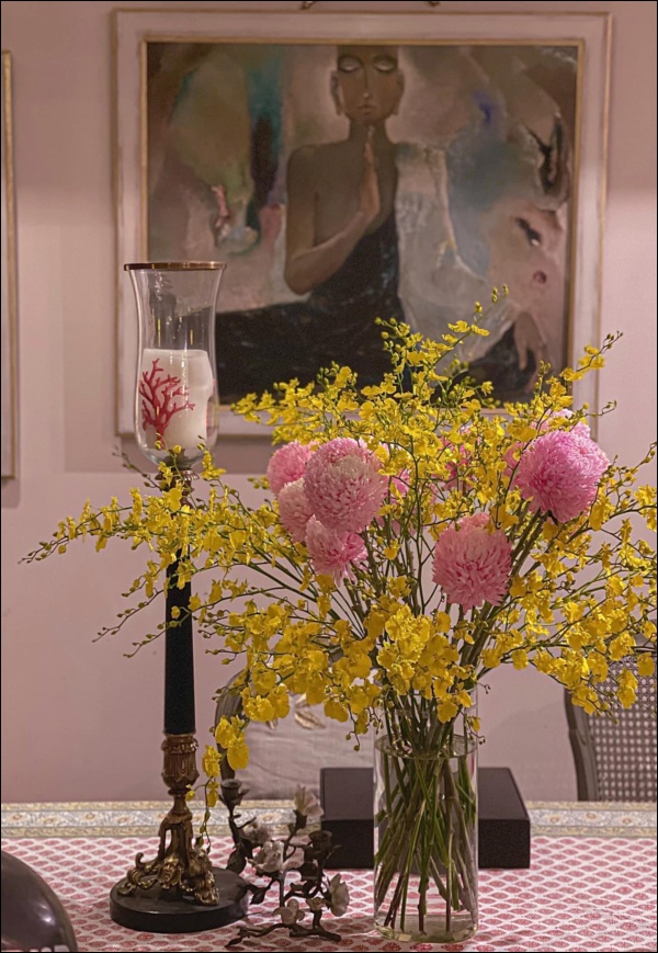 Không gian sống sang chảnh, ngập tràn hoa tươi&nbsp;của NTK Lý Quí Khánh-7