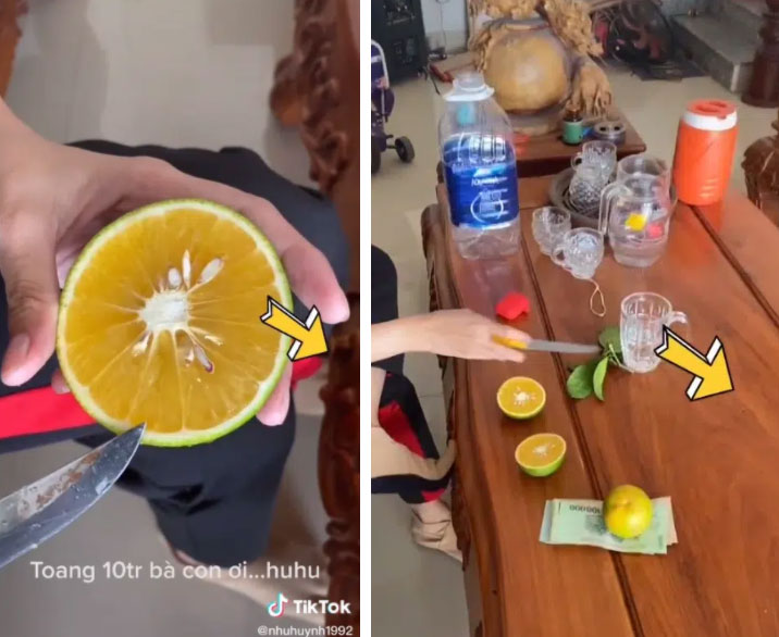 Anh chồng mất trắng 10 triệu vì thách đố vợ đoán quả cam có mấy múi, nhưng câu trả lời chính xác của chị vợ khiến dân mạng tâm phục khẩu phục-2